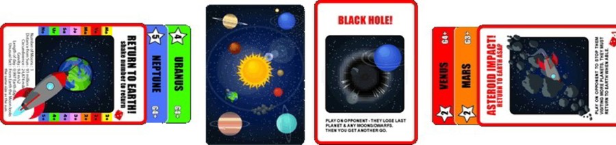 Equipment Wildcard Games Travel Accessories | Wildcard Games Astronauts Game Black