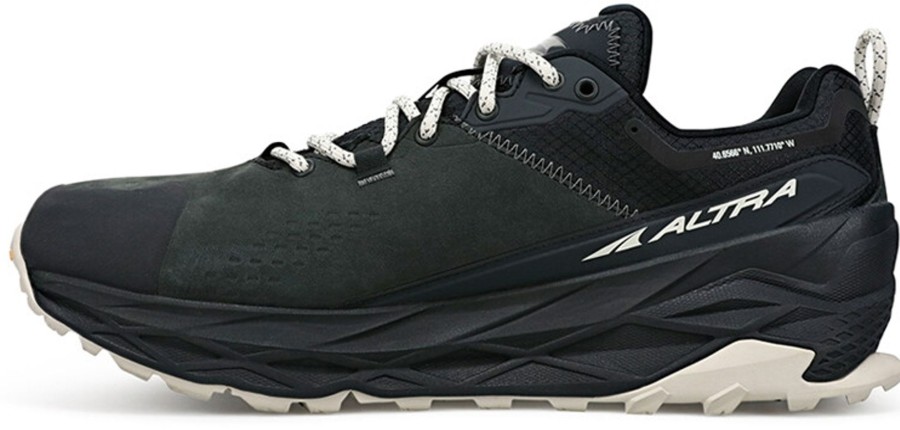 Footwear Altra Running Shoes | Altra Mens Olympus 5 Hike Low Gtx Trail Shoe Black