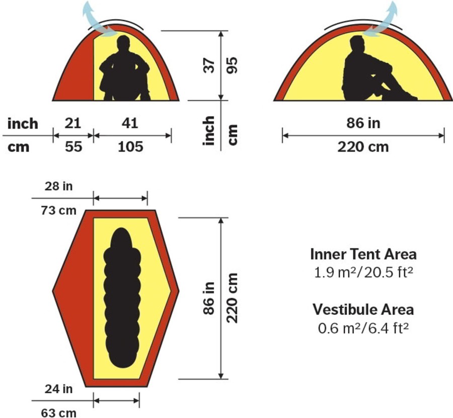 Camping Hilleberg Backpacking & Lightweight Tents | Hilleberg Soulo Tent Red