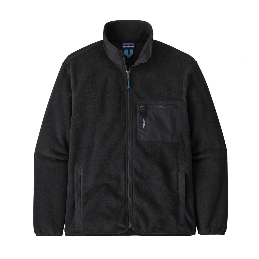 Clothing Patagonia Fleece & Mid Layer | Patagonia Mens Synchilla Fleece Jacket Black