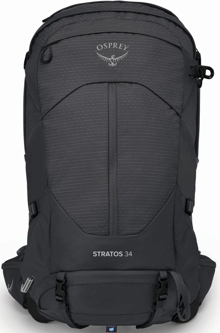 Rucksacks Osprey Day Packs | Osprey Stratos 34 Rucksack - Tunnel Vision Grey