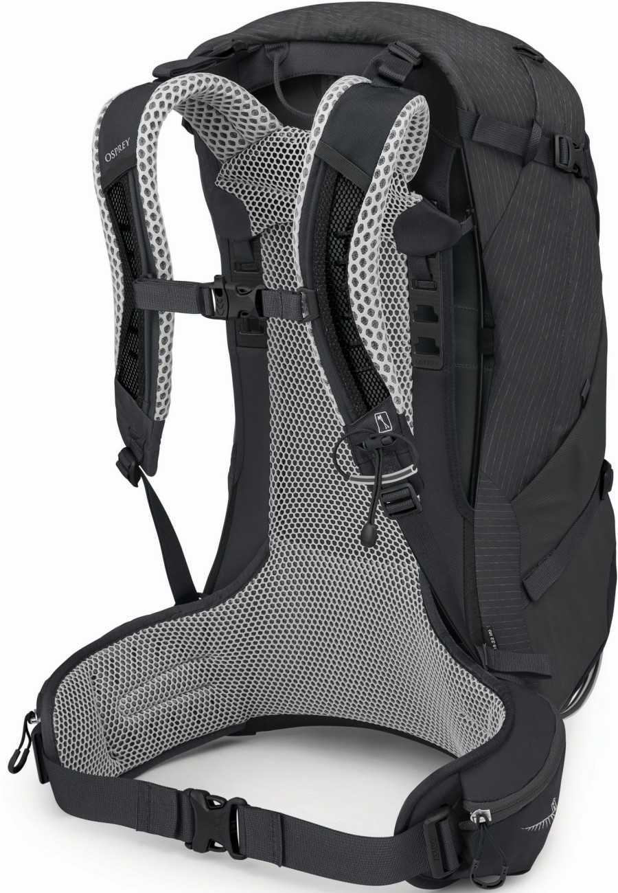 Rucksacks Osprey Day Packs | Osprey Stratos 34 Rucksack - Tunnel Vision Grey