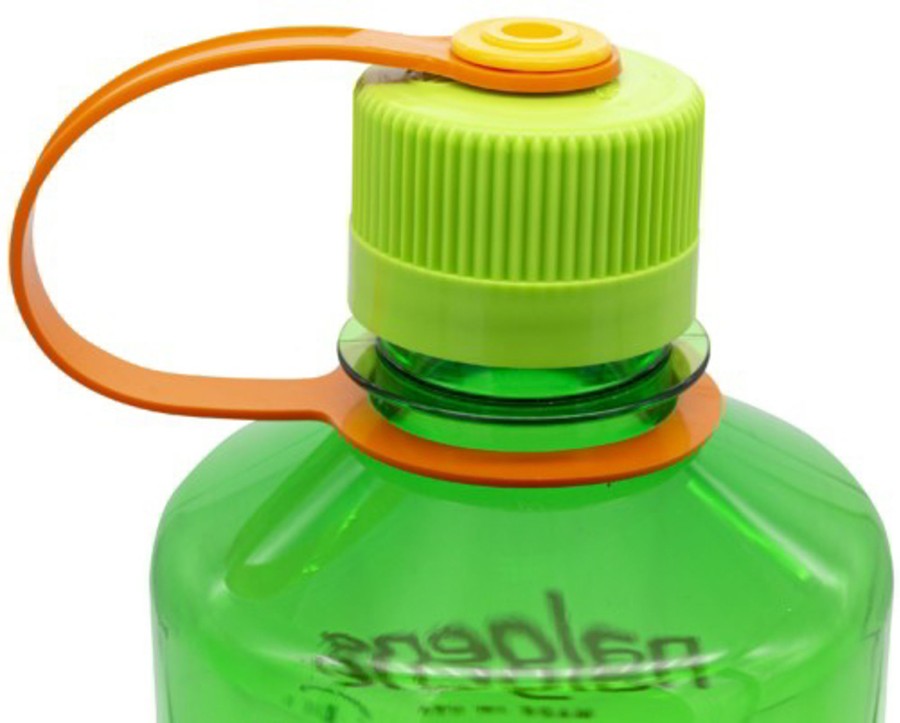 Equipment Nalgene Water Bottles | Nalgene Sustain Narrow Mouth Water Bottle - 1L - Melon Ball Green