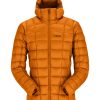 Clothing Rab Insulated Jackets | Rab Mens Mythic Alpine Jacket - Marmalade Orange