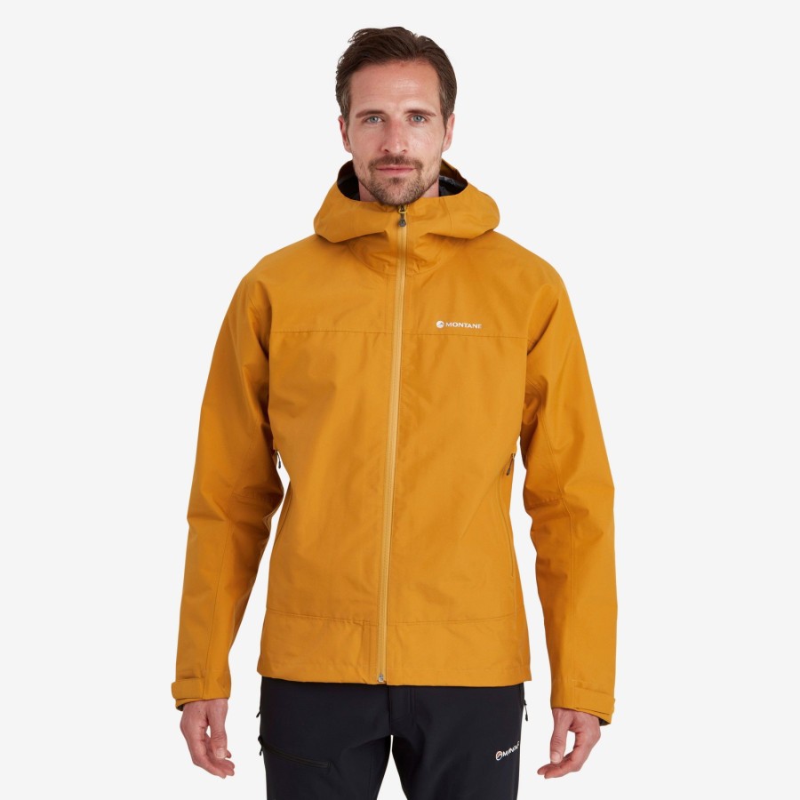 Clothing Montane Waterproof Jackets | Montane Mens Spirit Jacket - Flame Orange