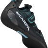 Equipment Scarpa Climbing Shoes | Scarpa Womens Reflex Climbing Shoes - Black-Ceramic Blue