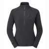 Clothing Rab Fleece & Mid Layer | Rab Womens Nexus Pull-On Black