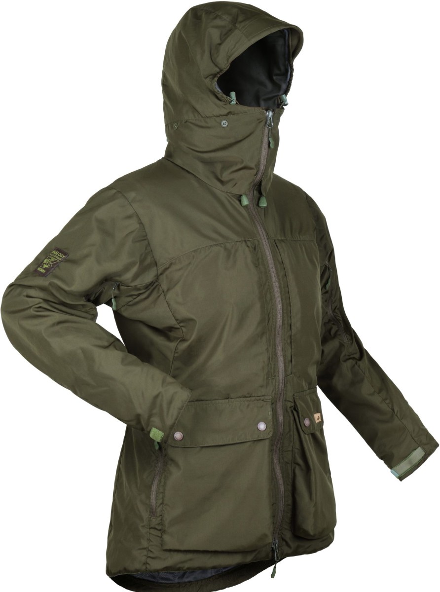 Clothing Paramo Waterproof Jackets | Paramo Womens Halkon Jacket - Moss Green