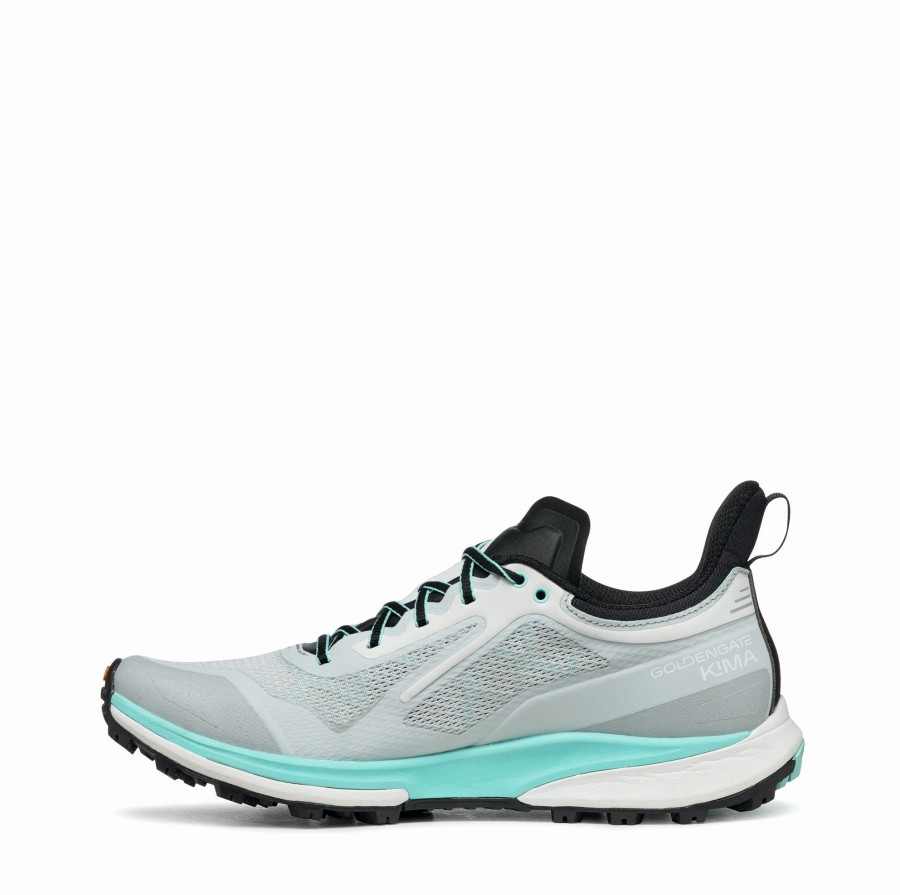 Footwear Scarpa Running Shoes | Scarpa Womens Golden Gate Kima Rt Trail Running Shoes - Light Gray-Aruba Blue