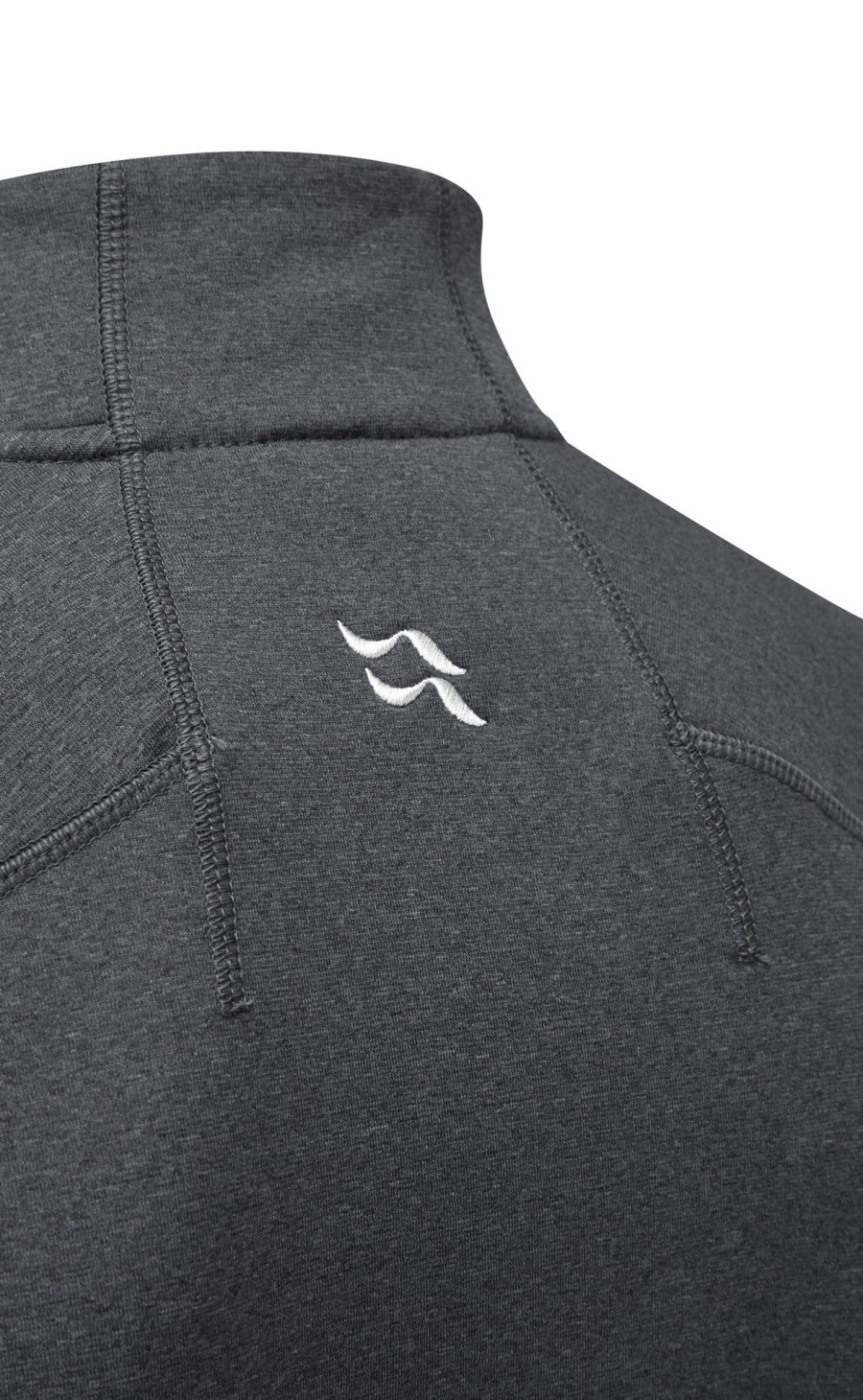 Clothing Rab Fleece & Mid Layer | Rab Mens Geon Pull-On - Black-Steel Marl Grey