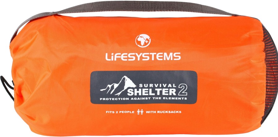 Equipment Lifesystems Thermal Protection | Lifesystems Survival Shelter 2 Orange