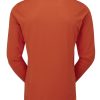 Clothing Rab T Shirts & Base Layers | Rab Mens Ridgeline Ls Tee - Firecracker Orange