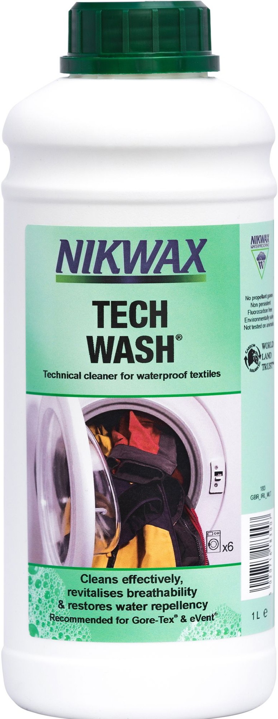 Clothing Nikwax Clothing Cleaning & Proofing | Nikwax Tech Wash - 1L Clear