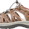 Footwear Keen Sandals | Keen Womens Whisper Sandals - Toasted Coconut-Peach Whip Brown