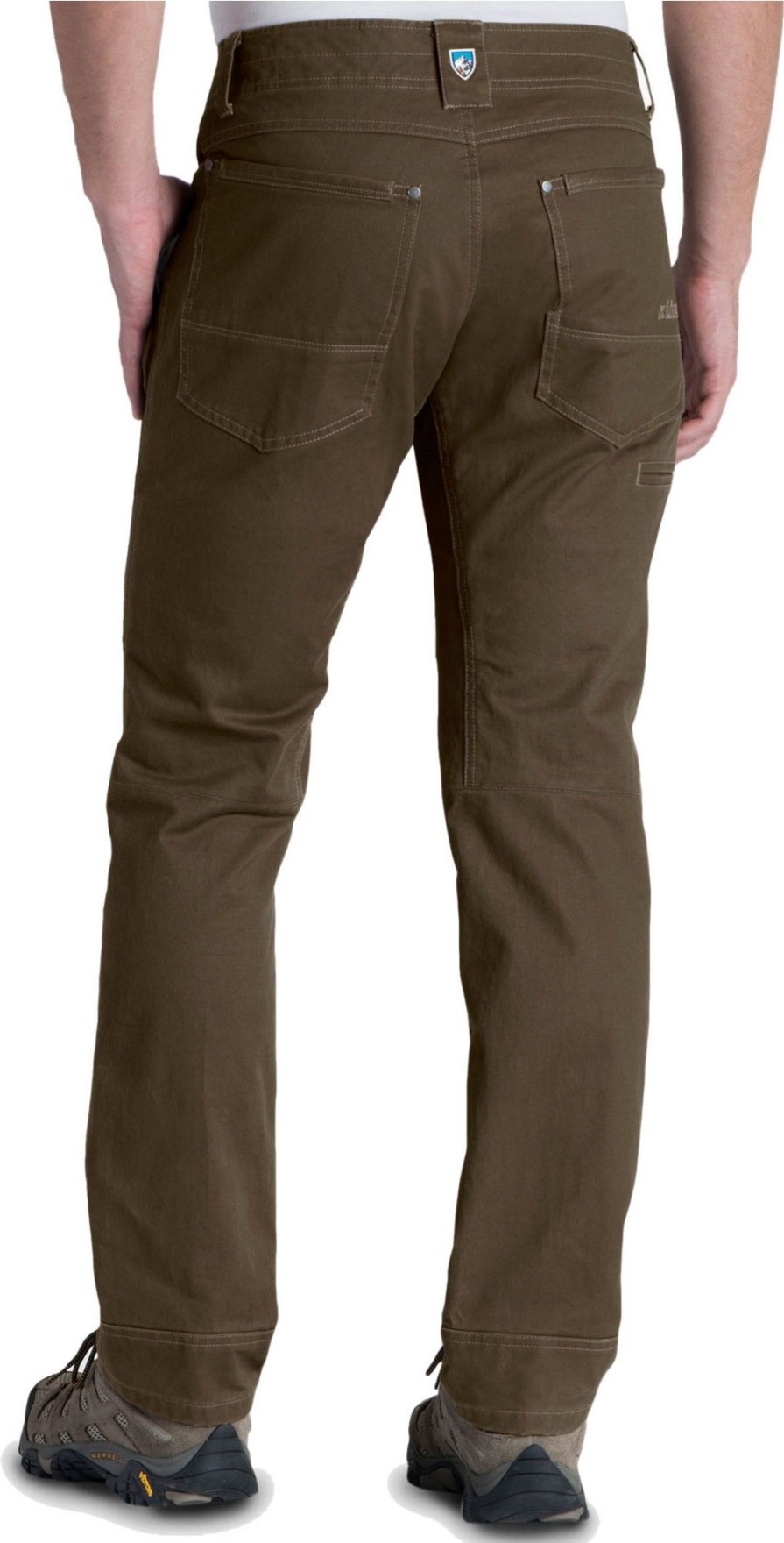 Clothing Kuhl Trousers & Leg Wear | Kuhl Mens Free Rydr Pant - Short Leg - Dark Khaki Brown