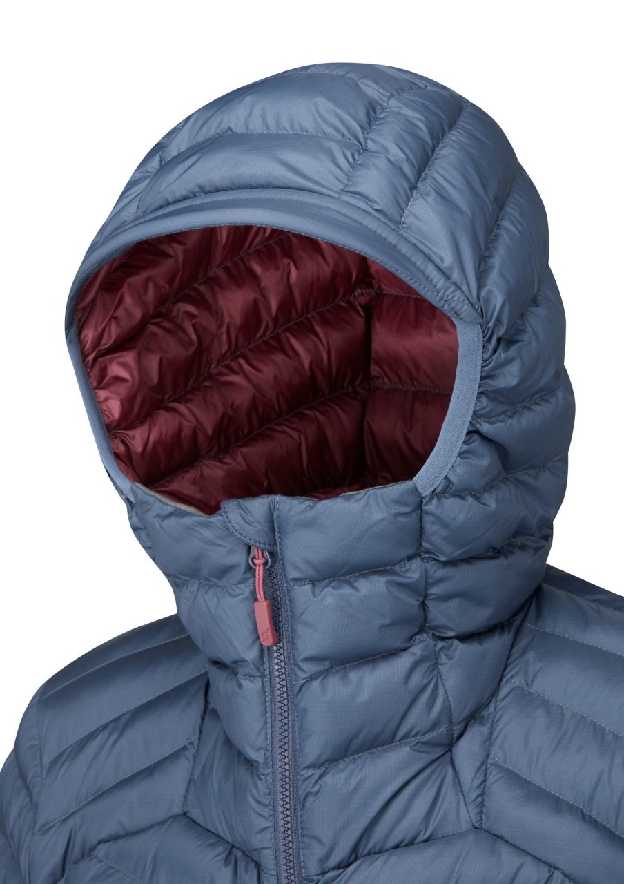 Clothing Rab Insulated Jackets | Rab Womens Cirrus Alpine Jacket - Bering Sea Blue