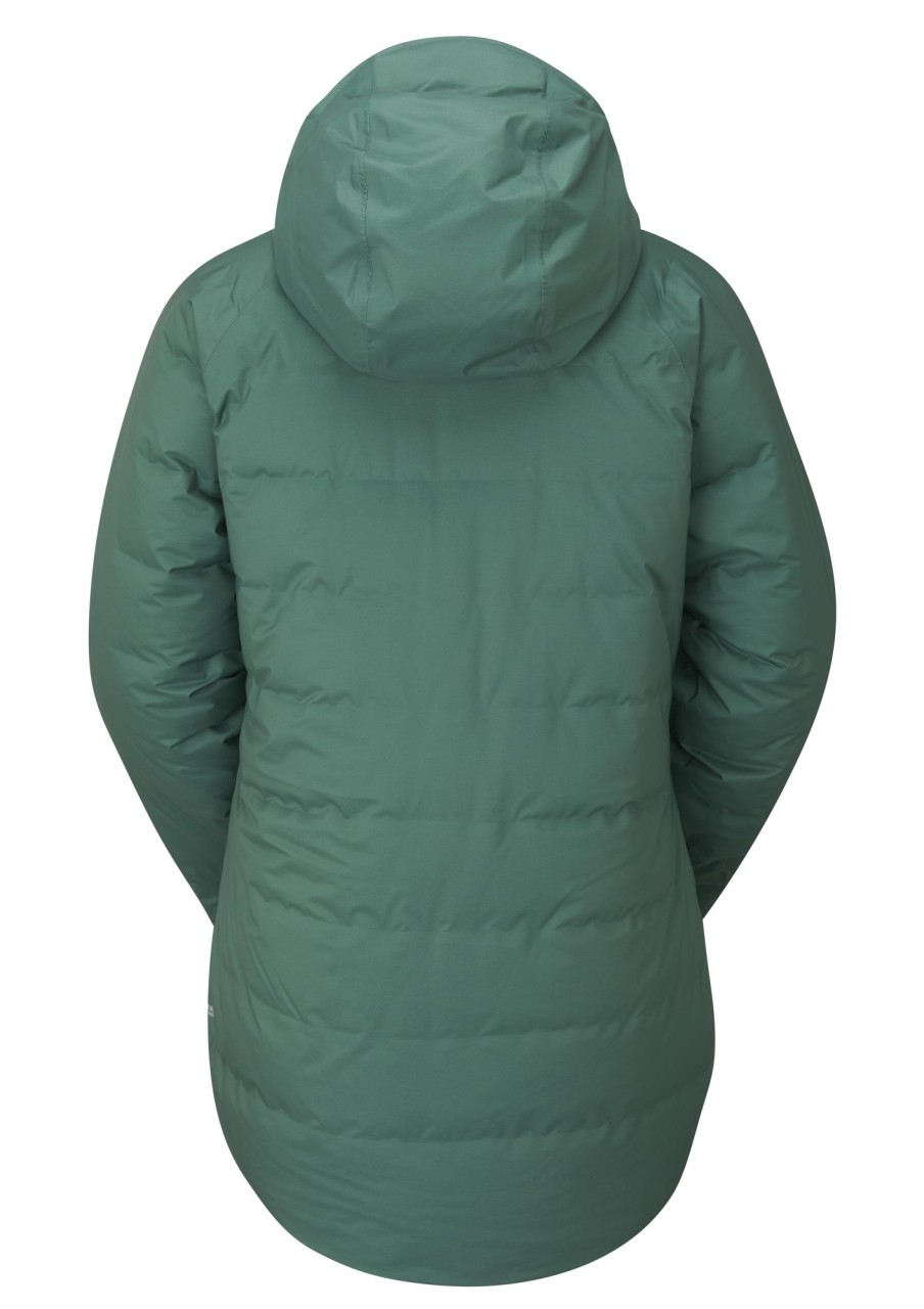 Clothing Rab Insulated Jackets | Rab Womens Valiance Jacket Slate Green