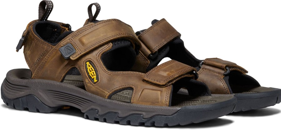 Footwear Keen Sandals | Keen Mens Targhee Iii Open Toe Sandal - Bison-Mulch Brown