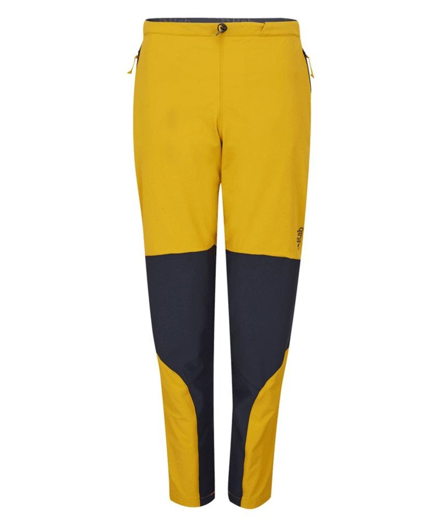 Clothing Rab Trousers & Leggings | Rab Womens Torque Pants - Sahara Yellow