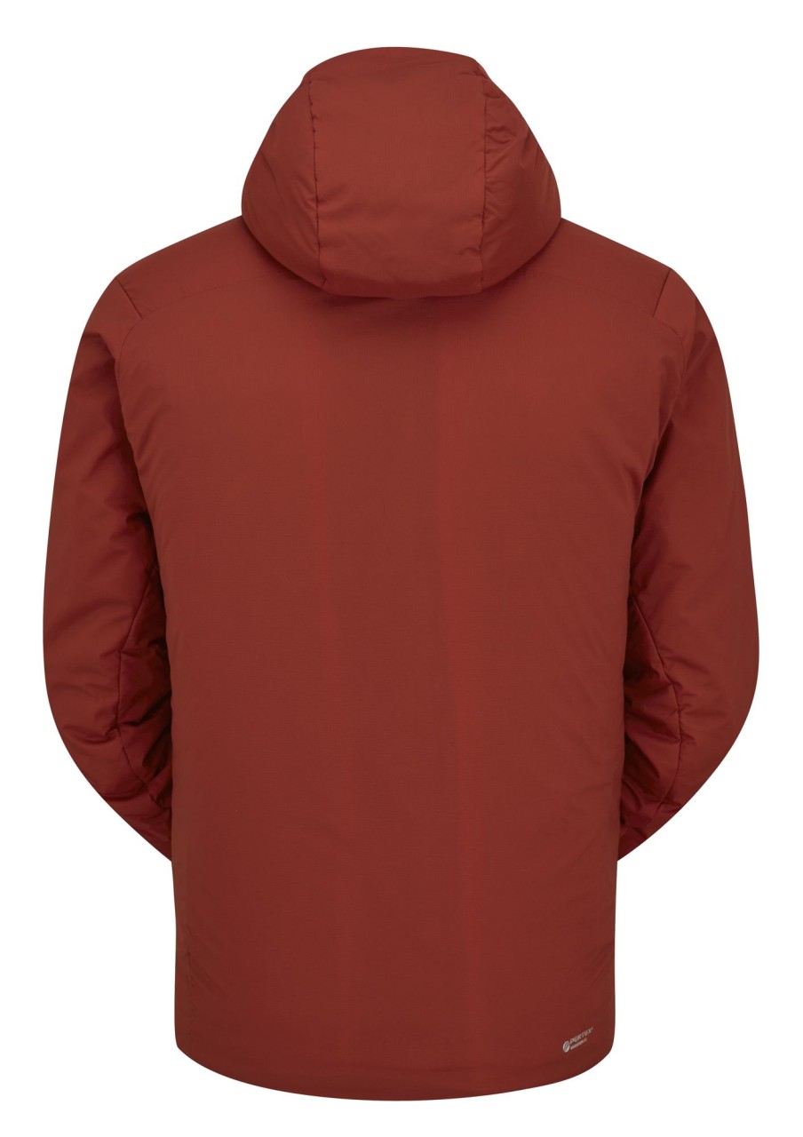 Clothing Rab Insulated Jackets | Rab Mens Xenair Alpine Light Jacket - Tuscan Red