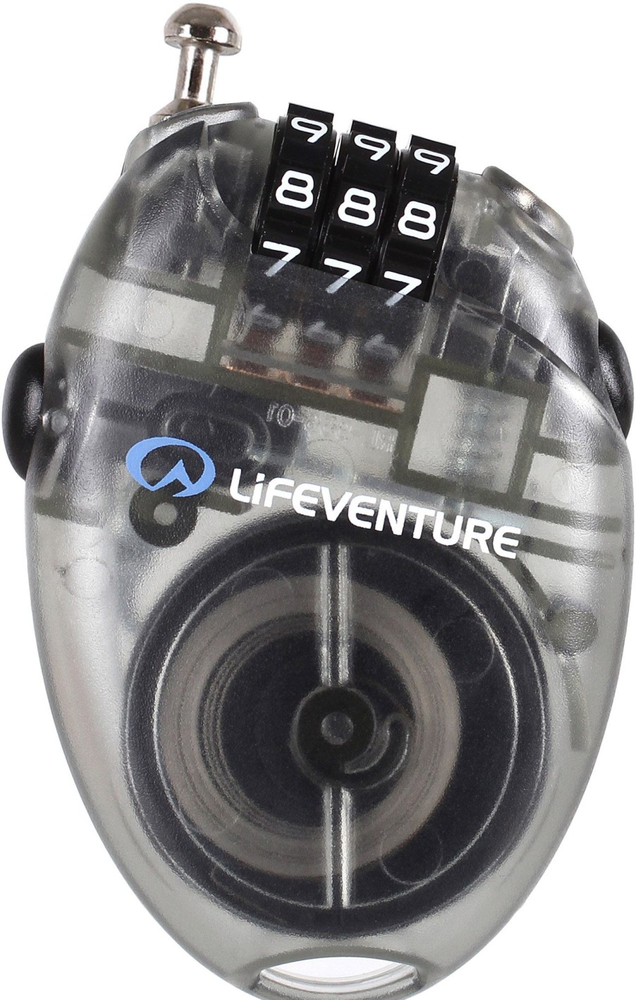 Equipment Lifeventure Travel Accessories | Lifeventure Mini Cable Lock Grey