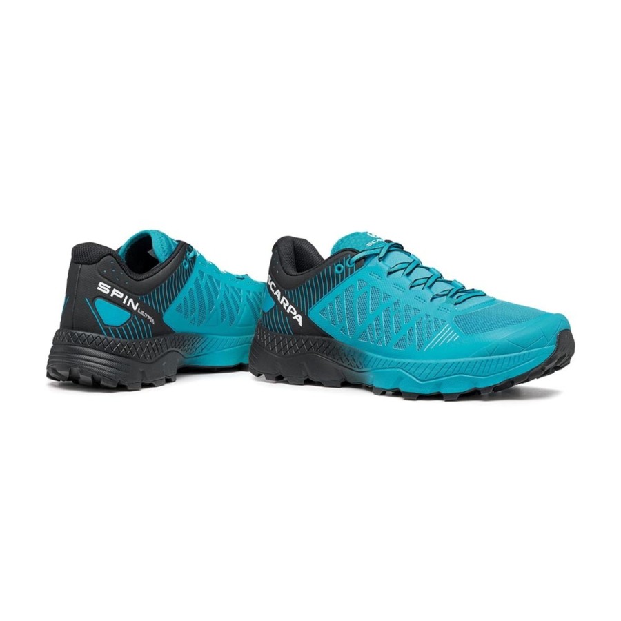 Footwear Scarpa Running Shoes | Scarpa Mens Spin Ultra Running Shoes - Azure-Black Blue