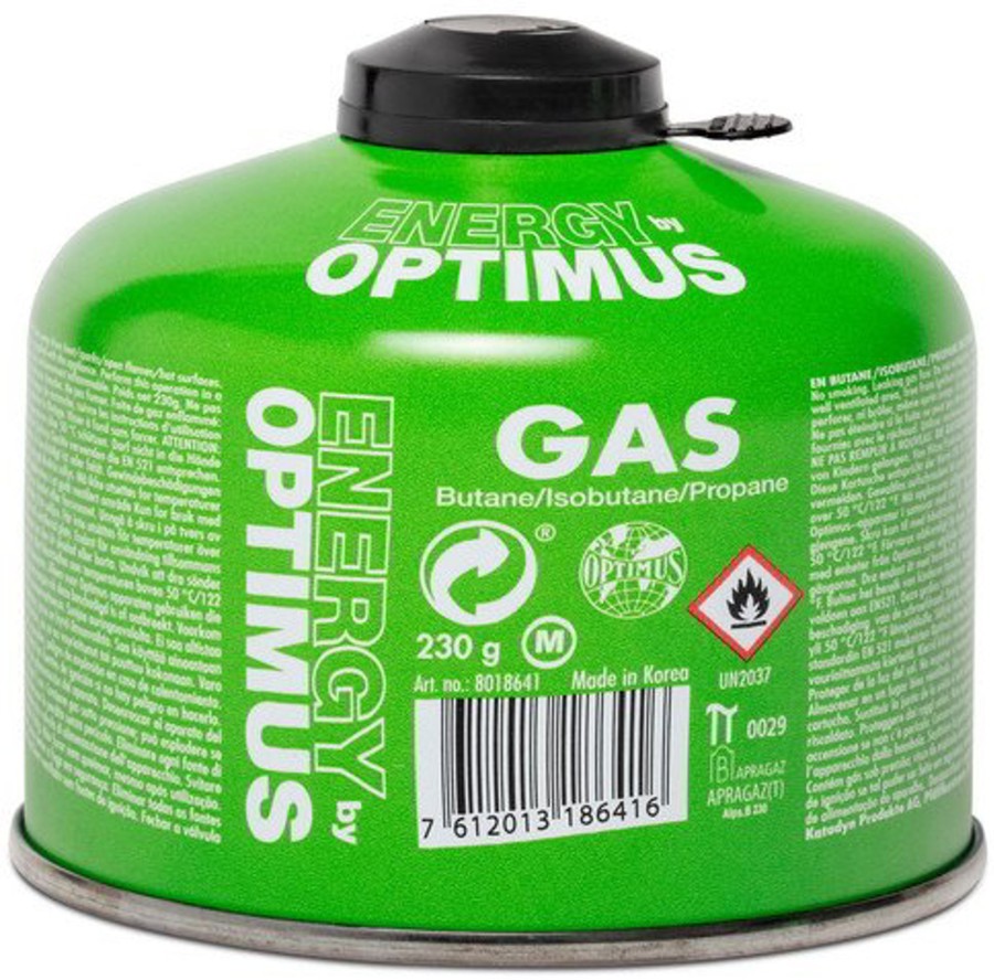 Camping Optimus Stove Accessories | Optimus Gas Canister - 230G Green