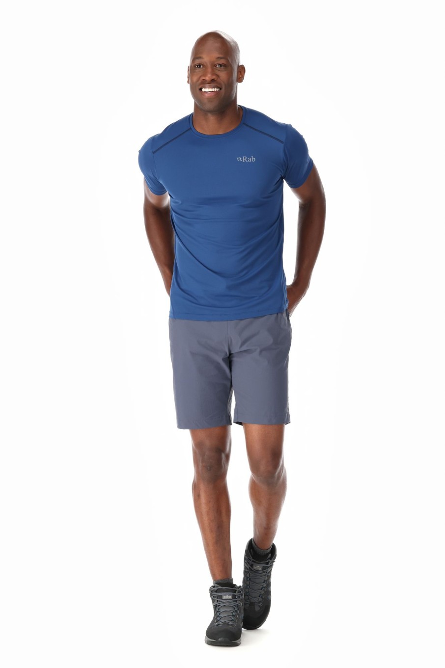 Clothing Rab Shorts | Rab Mens Momentum Shorts - Steel Blue