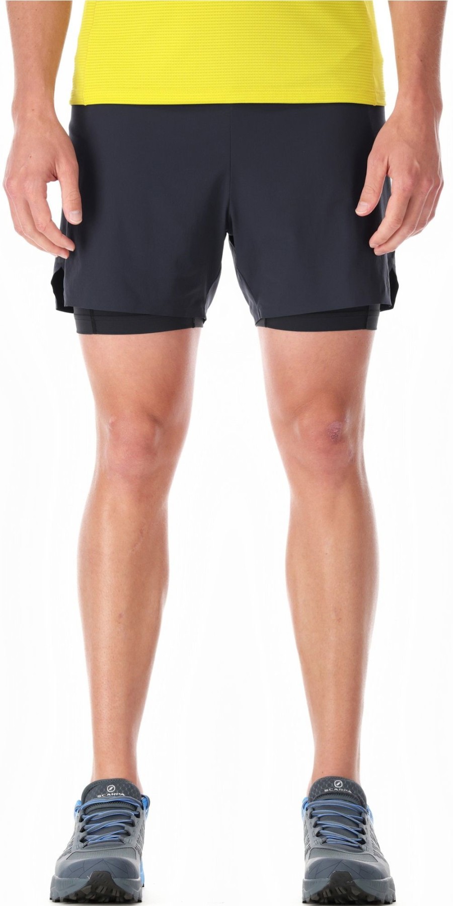 Clothing Rab Shorts | Rab Mens Talus Trail Shorts - Ebony Grey