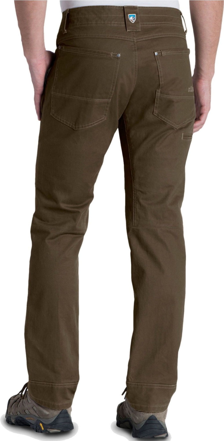 Clothing Kuhl Trousers & Leg Wear | Kuhl Mens Free Rydr Pant - Long Leg - Dark Khaki Brown