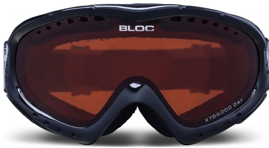 Clothing Bloc Eyewear Eyewear | Bloc Utopia Goggle - Shiny Goldeneye Lens Black