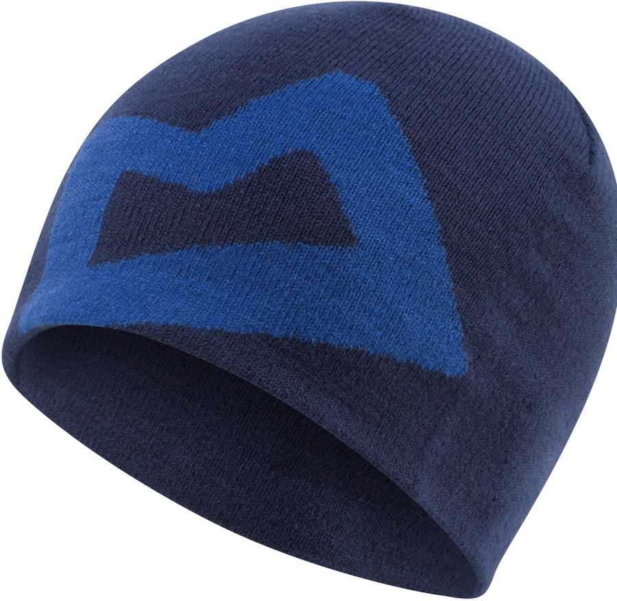 Clothing Mountain Equipment Hats | Mountain Equipment Branded Knitted Beanie - Medieval-Lapis Blue