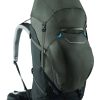 Rucksacks Lowe Alpine Backpacking Packs | Lowe Alpine Cerro Torre 65:85 Rucksack - Black/ Hound Grey