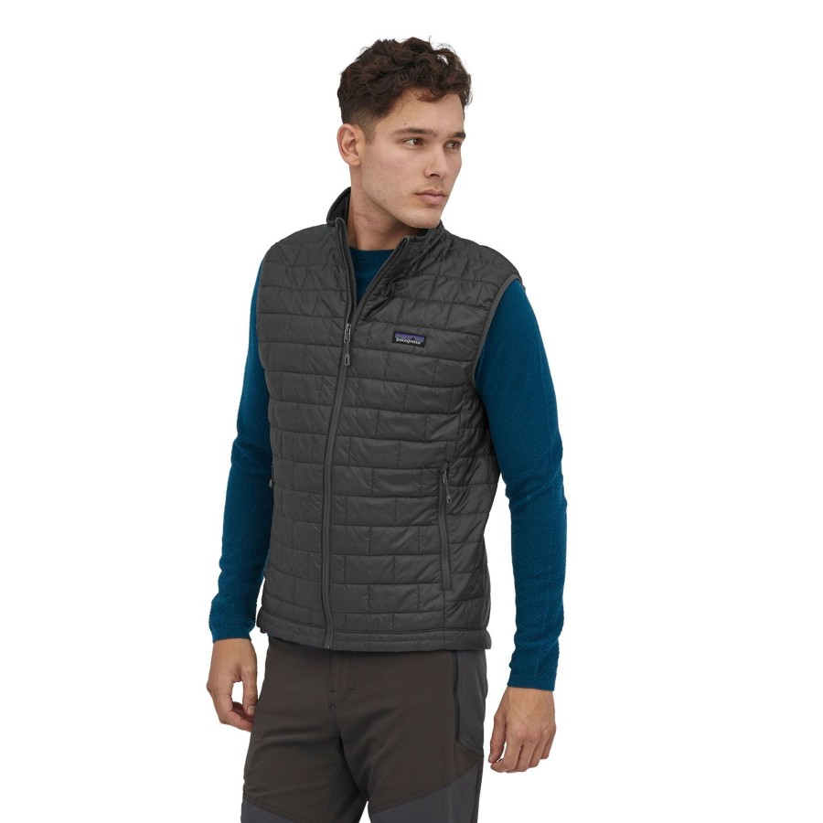 Clothing Patagonia Vests & Gilets | Patagonia Mens Nano Puff Vest - Forge Grey