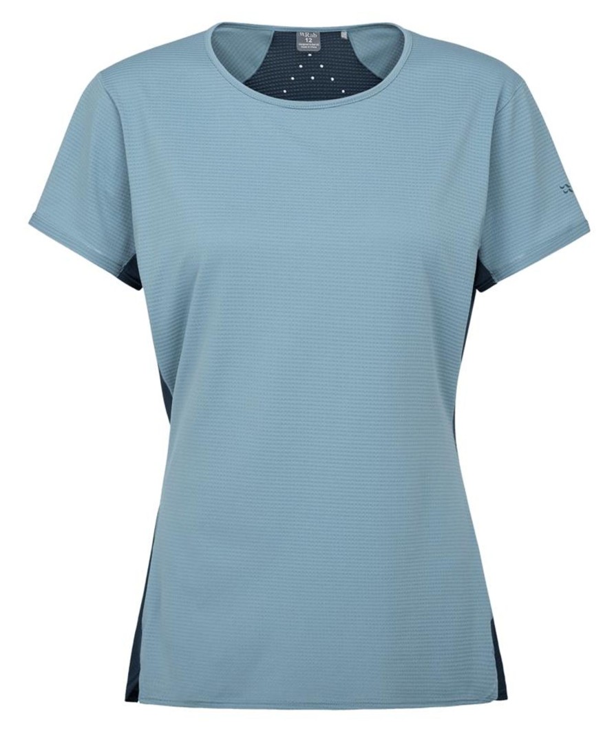 Clothing Rab T Shirts & Base Layers | Rab Womens Sonic Ultra Tee - Citadel-Tempest Blue