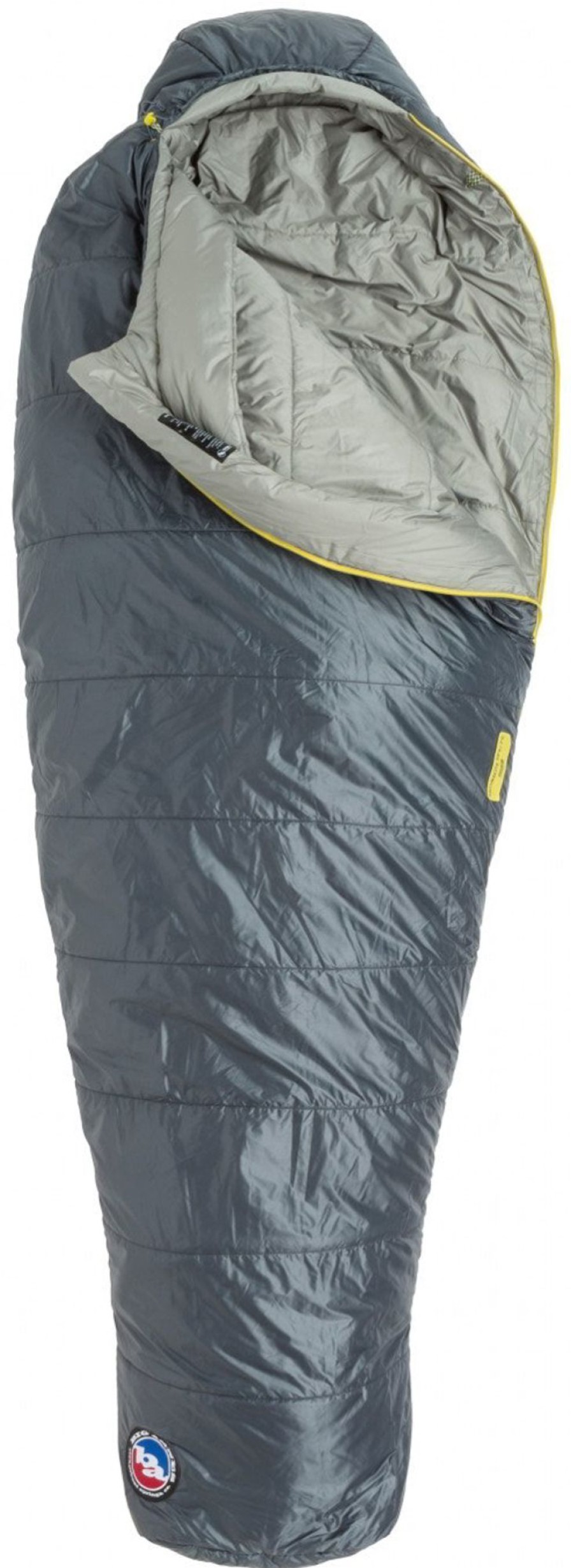 Camping Big Agnes Backpacking & Lightweight Sleeping Bags | Big Agnes Anthracite 30/ -1 Sleeping Bag - Regular Grey