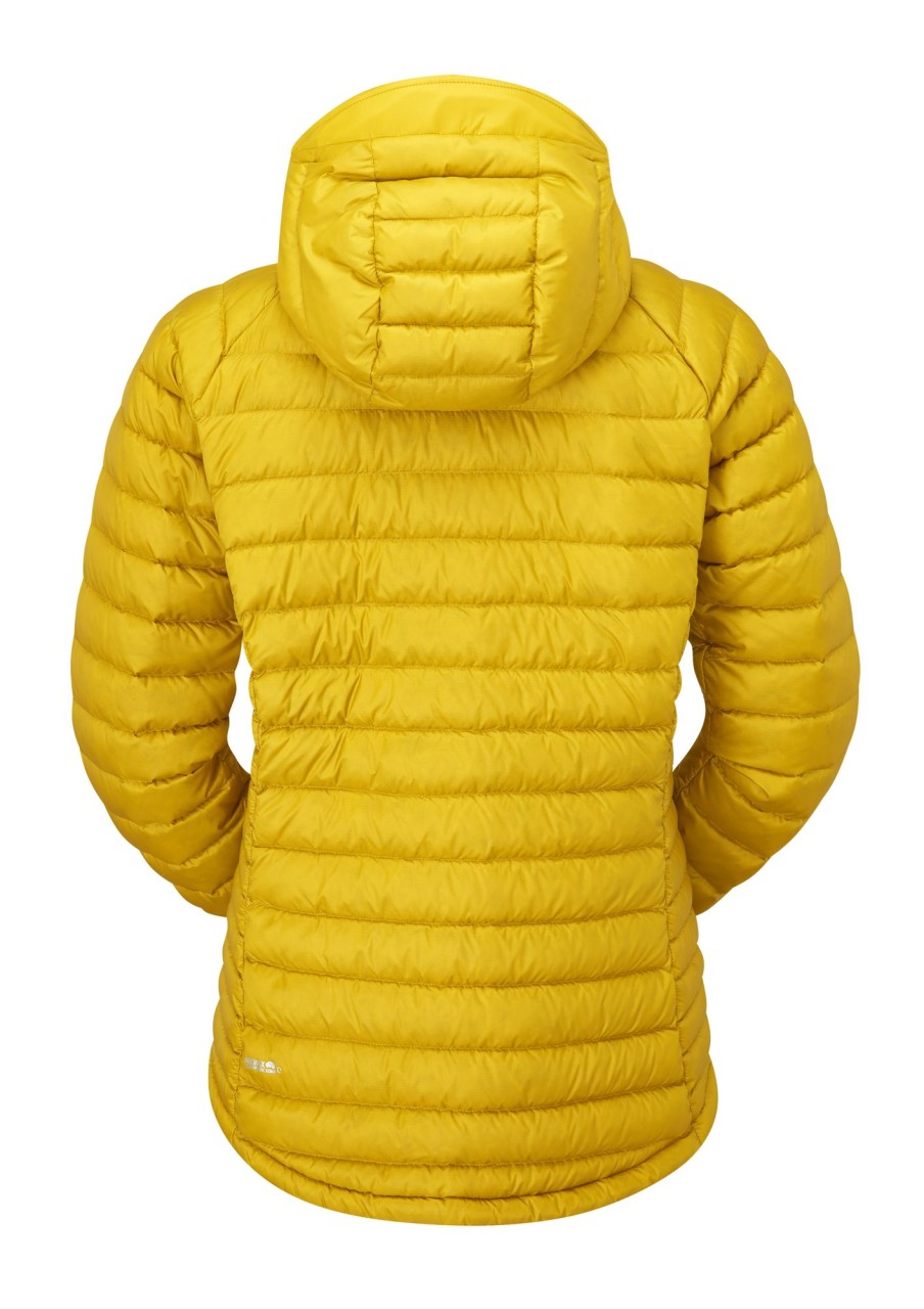 Clothing Rab Insulated Jackets | Rab Womens Microlight Alpine Jacket - Sahara Yellow