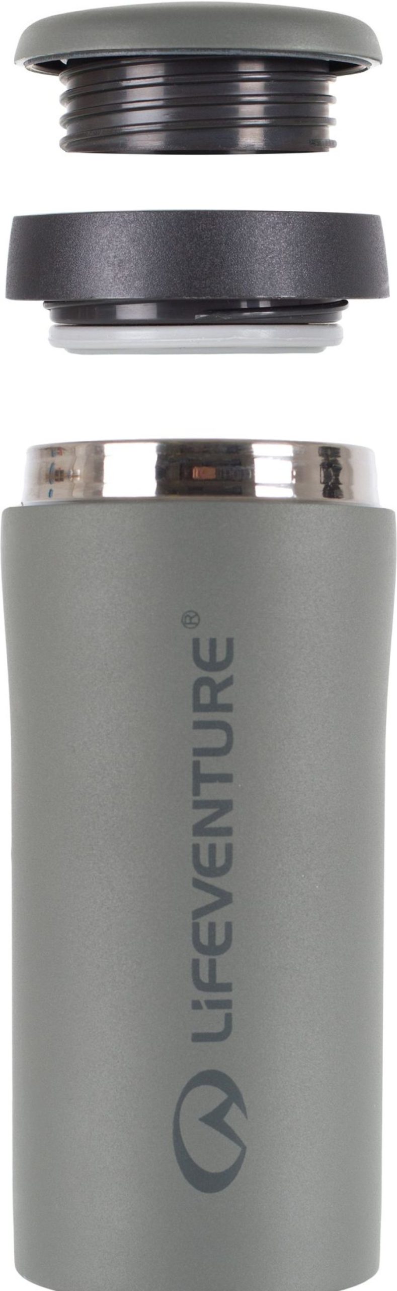 Equipment Lifeventure Coffee Mugs & Flasks | Lifeventure Thermal Mug - Matt Grey Green