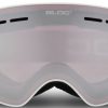 Clothing Bloc Eyewear Eyewear | Bloc Junior Moon Goggle - Matt White-Light Purple Mirror Silver Lens