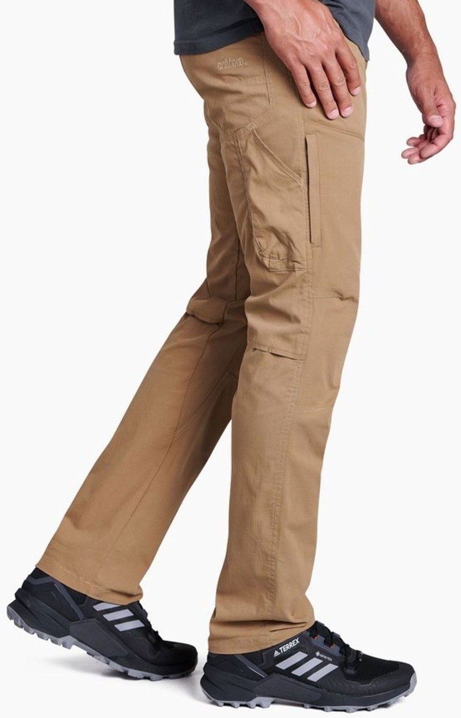 Clothing Kuhl Trousers & Leg Wear | Kuhl Mens Konfidant Air Pants - Long Leg - Dark Khaki Brown