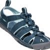 Footwear Keen Sandals | Keen Womens Clearwater Cnx Sandals - Navy Glow Blue