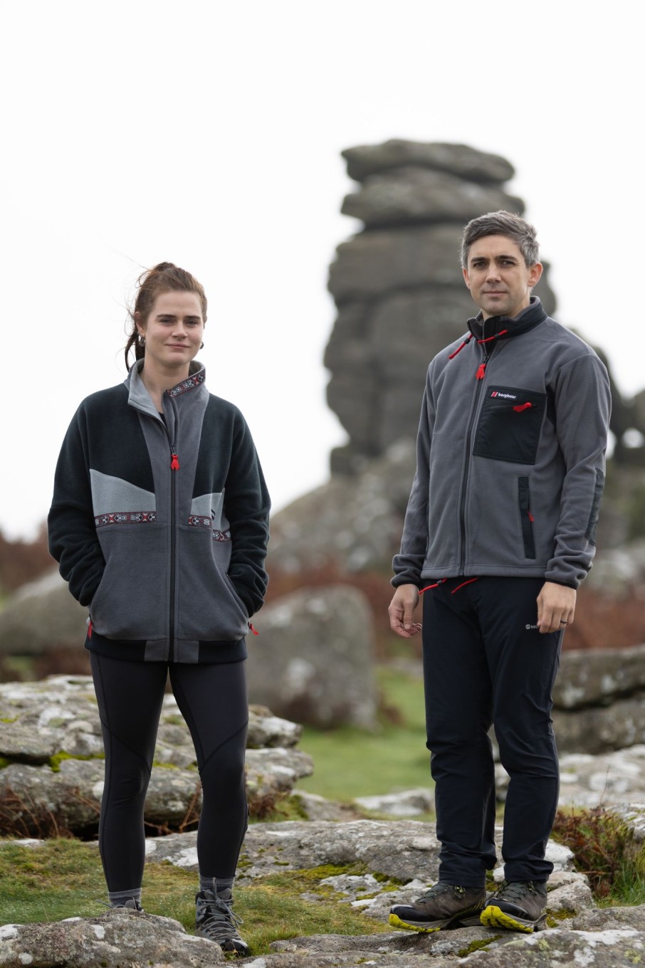 Clothing Berghaus Fleece & Mid Layer | Berghaus Unisex Ascent 91 Fleece Jacket - Au Pinstripe-Jet Black Grey