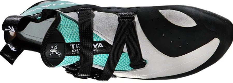 Equipment Tenaya Climbing Shoes | Tenaya Oasi Lv Climbing Shoes - White-Turquoise Blue