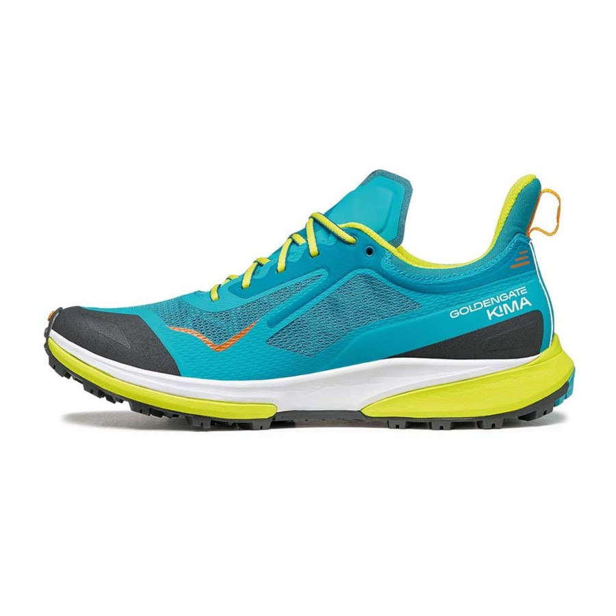 Footwear Scarpa Running Shoes | Scarpa Mens Golden Gate Kima Rt Trail Running Shoes Lime Blue