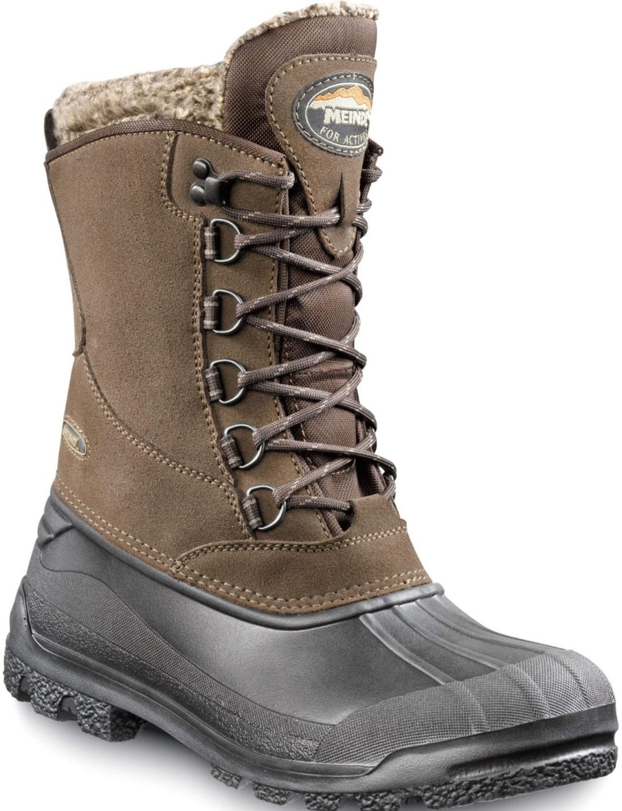 Footwear Meindl Walking Boots | Meindl Womens Solden Winter Boots Brown