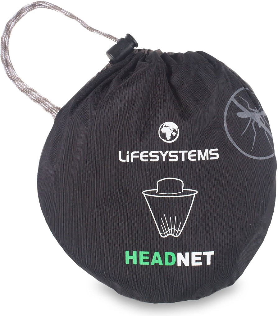 Equipment Lifesystems Mosquito Nets & Insect Repellents | Lifesystems Pop-Up Mosquito And Midge Head Net Hat Black