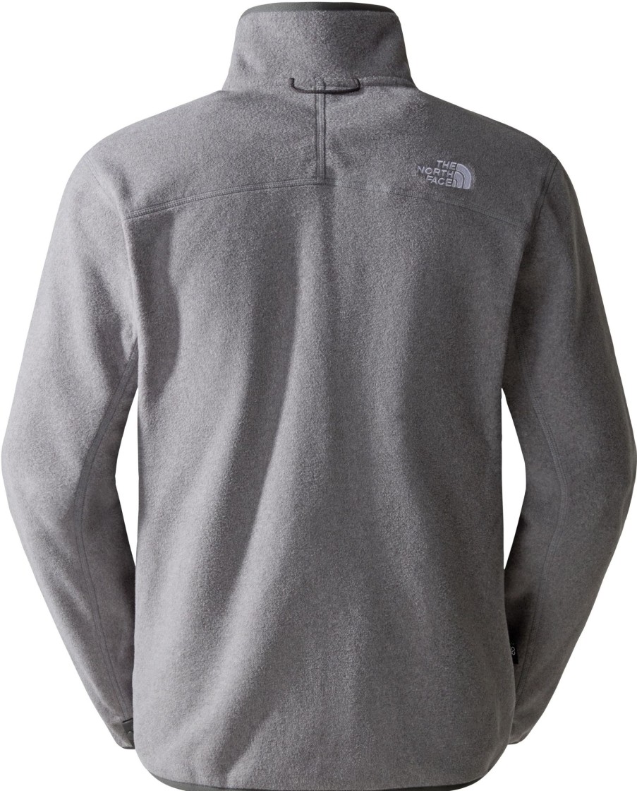 Clothing The North Face Fleece & Mid Layer | The North Face Mens 100 Glacier Full Zip - Tnf Medium Heather Grey