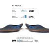 Footwear Superfeet Footbeds & Insoles | Superfeet Active Cushion Medium Arch Insoles Blue