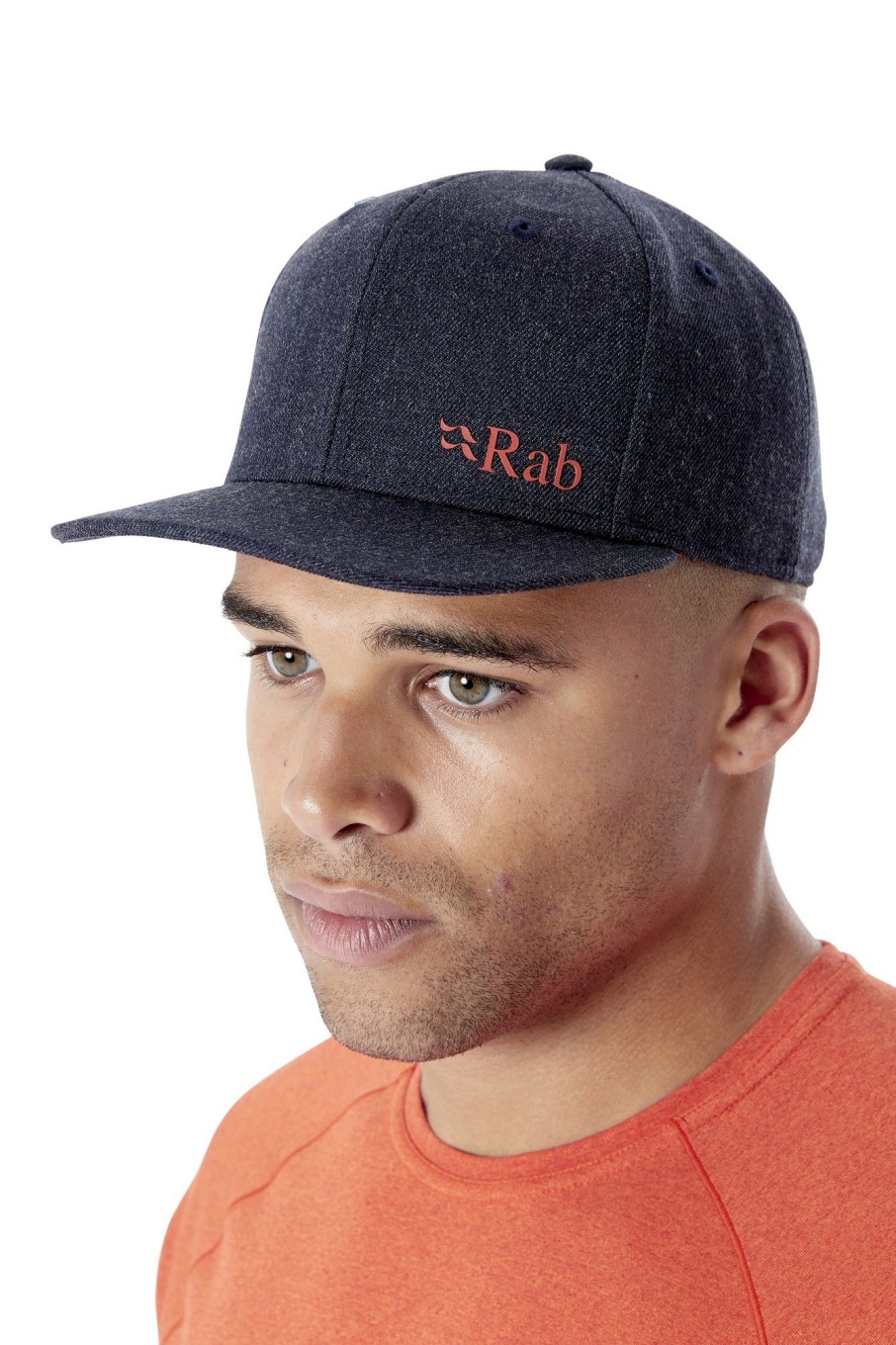 Clothing Rab Hats | Rab Flatiron Logo Cap - Ebony Marl Grey