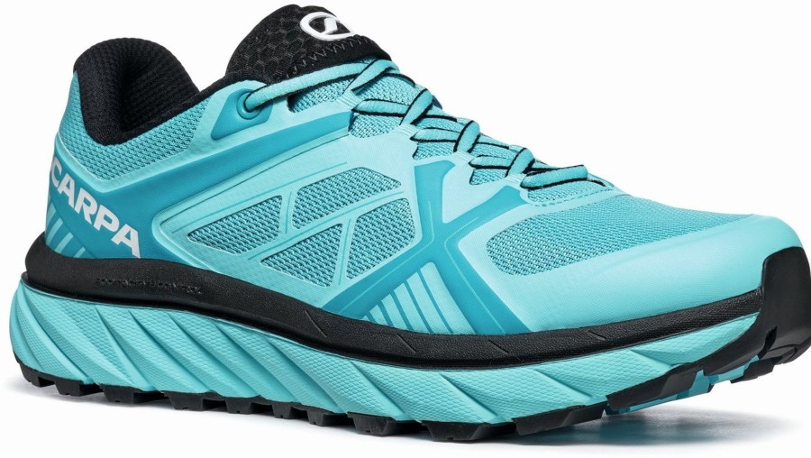 Footwear Scarpa Running Shoes | Scarpa Womens Spin Infinity Running Shoes - Atoll-Scuba Blue